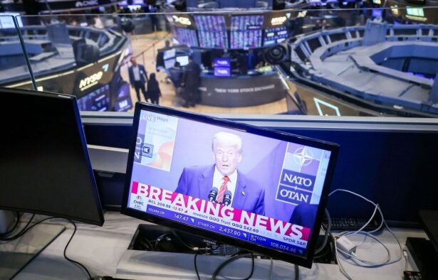 US stocks rise to closing high despite Donald Trump halting trade talks with Canada