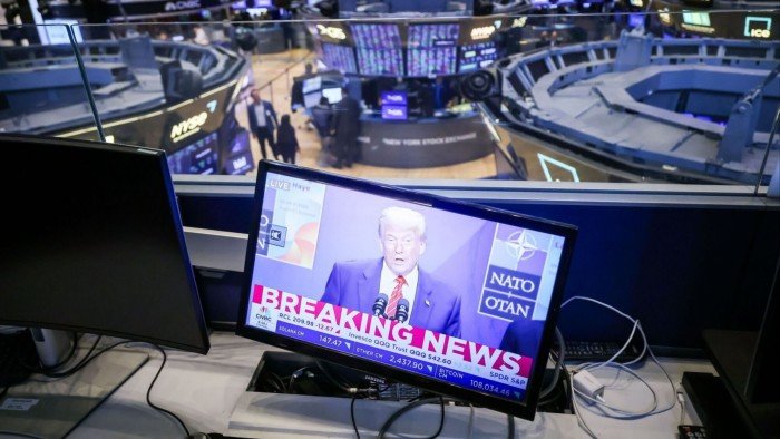 US stocks rise to closing high despite Donald Trump halting trade talks with Canada