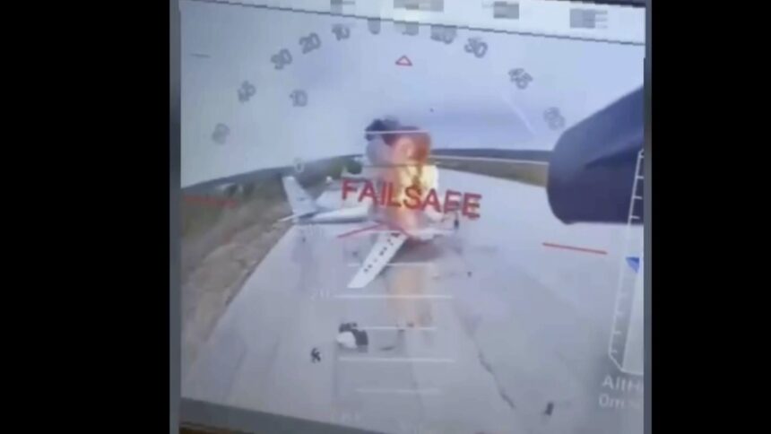 Ukraine destroys more than 40 military aircraft in a drone attack deep inside Russia : NPR