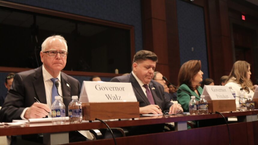 WATCH: NY Gov. Kathy Hochul and IL Gov. JB Pritzker Dare Trump to Arrest Them, MN Gov. Tampon Tim Walz Chickens Out During Congressional Hearing |
