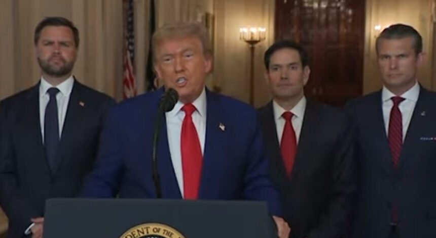 WATCH: President Trump Announces “Spectacular Military Success” – Threatens More Military Action Against Iran: “There will be Peace or There will be Tragedy for Iran” – Hegseth and General Caine to Hold Presser at 8 AM |