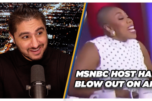 Woke MSNBC Host Throws Tantrum & Slams Desk On Live TV | Drew Hernandez |