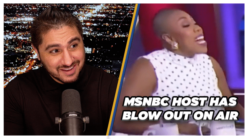Woke MSNBC Host Throws Tantrum & Slams Desk On Live TV | Drew Hernandez |