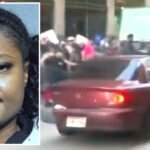 Woman drove into protest crowd with kids in car, injuring 66-year-old: prosecutors