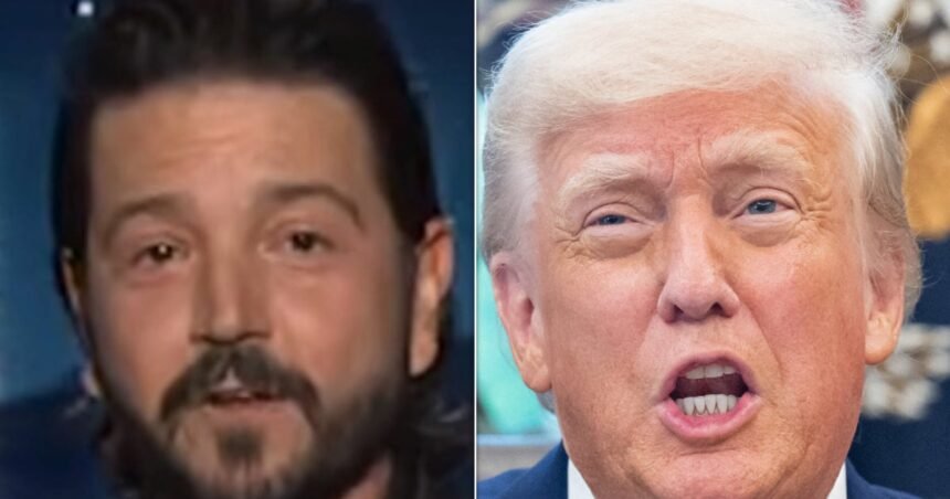 ‘Kimmel’ Guest Host Diego Luna Rails Against Trump’s ‘Hate Speech’