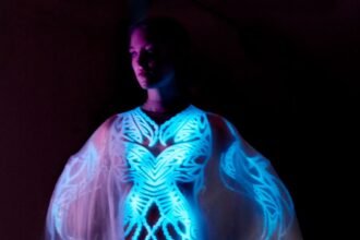 It’s Alive! Iris Van Herpen’s Latest Innovation? A Dress Made From 125 Million Bioluminescent Algae