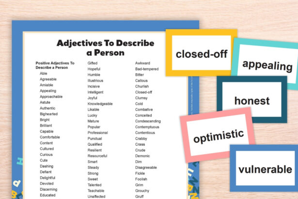 400 Eloquent Adjectives To Describe a Person (Free Printables!)