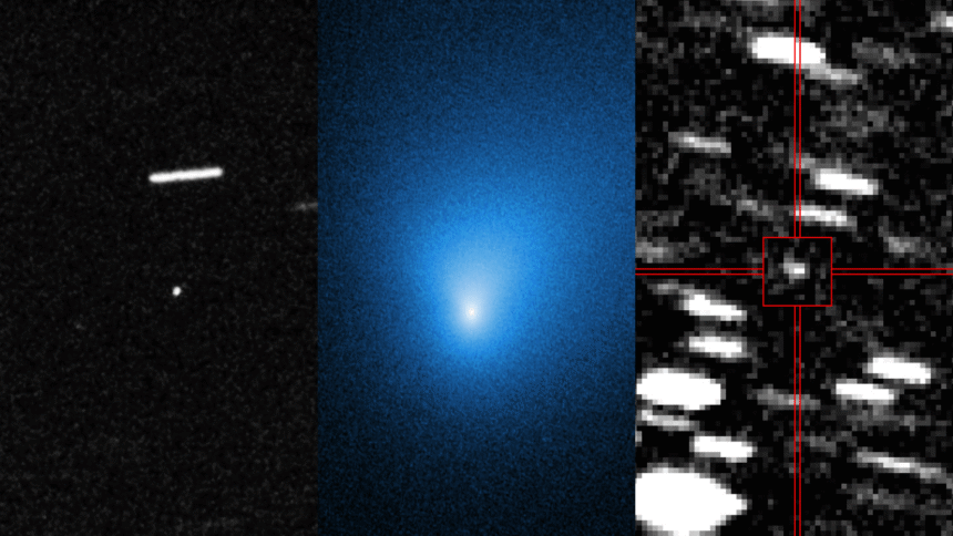 A third visitor from another star is hurtling through the solar system