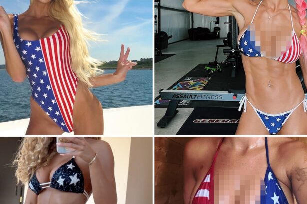 American Flag Swimwear Guess Who!