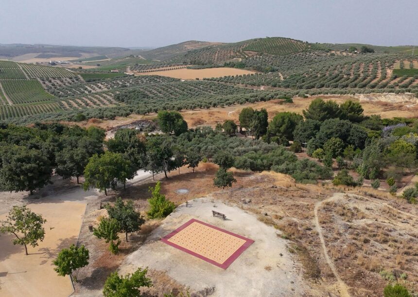 Among Andalusian Vineyards, a Vivid Carpet Creates a Space for Gathering — Colossal