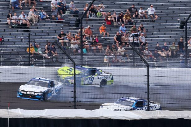 Austin Hill defends himself after wrecking Aric Almirola at Indianapolis Xfinity race