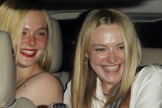 Elle and Dakota Fanning’s Sister Night Out Is All Smiles and Easy, Breezy Summer Style