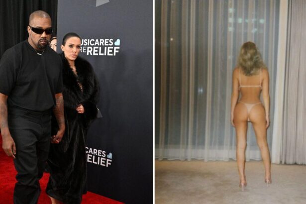 Bianca Censori Bares It All In New Photos Wearing Just A Bra And Thong