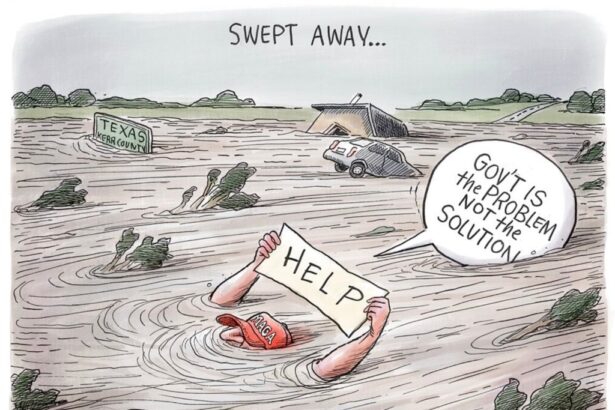 Buffalo Museum Cancels Event After Backlash Against Texas Flood Cartoon 