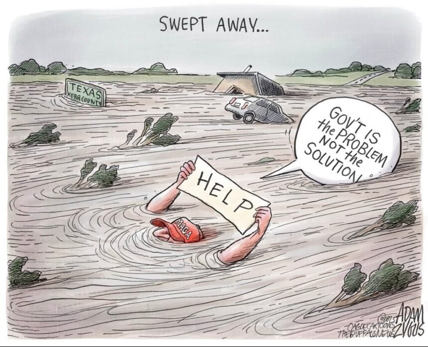 Buffalo Museum Cancels Event After Backlash Against Texas Flood Cartoon 
