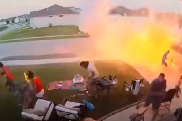 CLASSIC: Viral Video From 2022 Shows the Moment a Family’s Yard Turned Into a WAR ZONE Due to a Fireworks Mishap |
