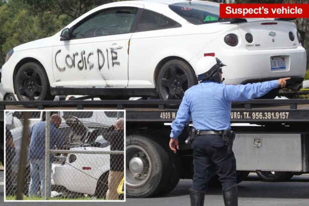 Car of gunman who ambushed McAllen Border Patrol agents spray-painted with chilling message