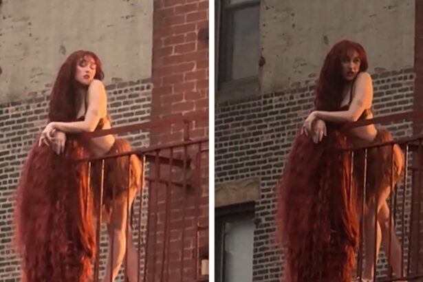 Chappell Roan Films Music Video in NYC With Dramatic Rapunzel-Style Hairdo