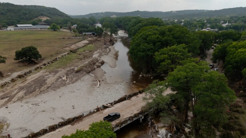 ‘Disasters are a human choice’: Texas counties have little power to stop building in flood-prone areas