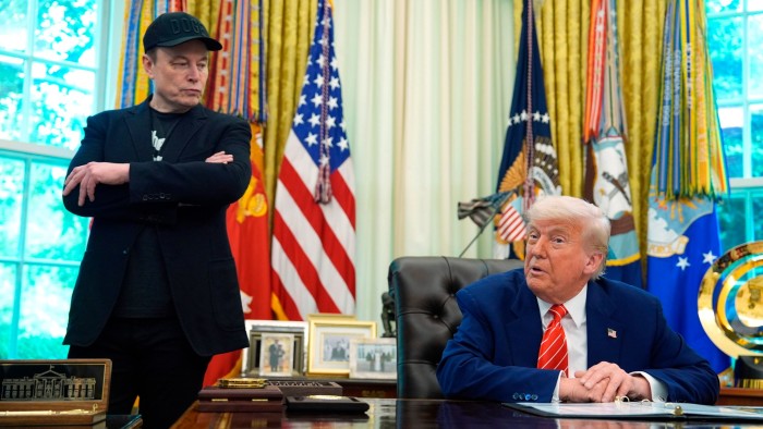 Donald Trump calls Elon Musk a ‘train wreck’ as feud escalates over third party