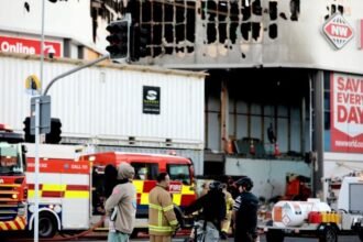 Dozens facing redundancy after fire destroys supermarket