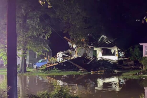 Family narrowly escapes death after NJ home catches fire and explodes in storm