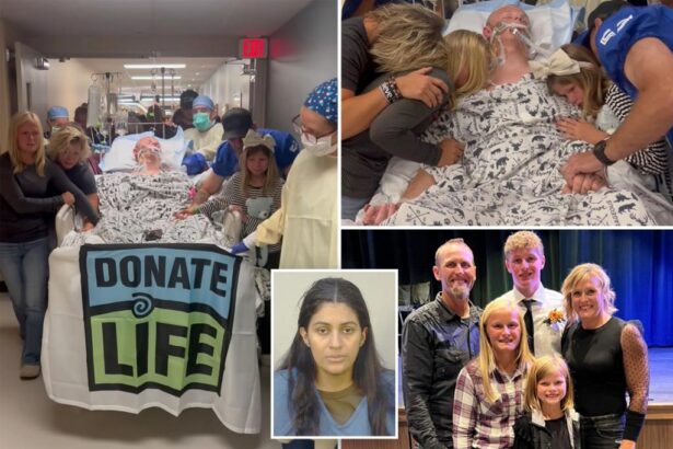 Family tearfully sends-off teen killed by drunk illegal immigrant before his organs donated