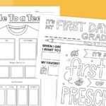 Fun First-Day-of-School Worksheets (Free Printables)