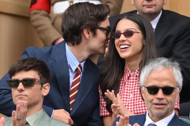 Olivia Rodrigo and Louis Partridge Bring Their Best Preppy Style to Wimbledon