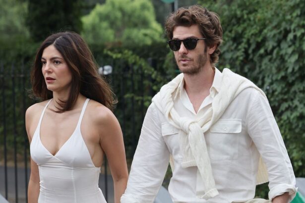Andrew Garfield and Monica Barbaro Have a Coordinated Couple Outing at Wimbledon