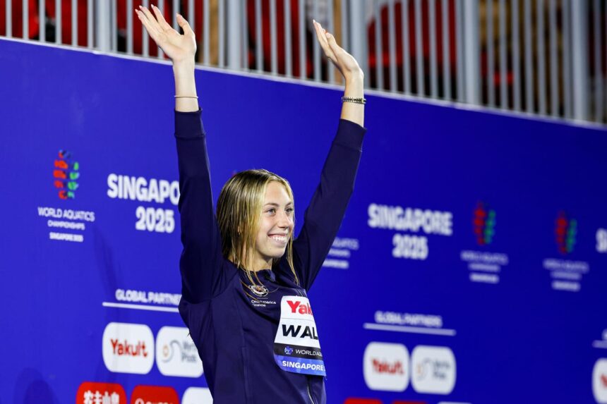 Gretchen Walsh Overcomes Illness To Win First Individual World Title