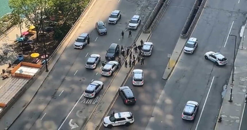 Gunman kills driver on Near North Side, crashes getaway car in the Loop