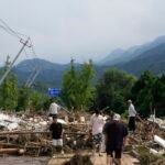 Heavy rains and flooding kill at least 34 people in and near Beijing : NPR