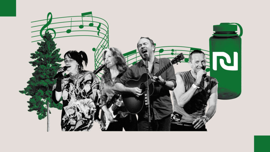How musicians and concert venues are upping the tempo on climate action