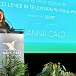 Joanna Calo Accepts Nantucket Film Festival Award for Excellence in TV Writing