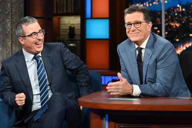 John Oliver Reacts to ‘Late Show With Stephen Colbert’ Cancellation