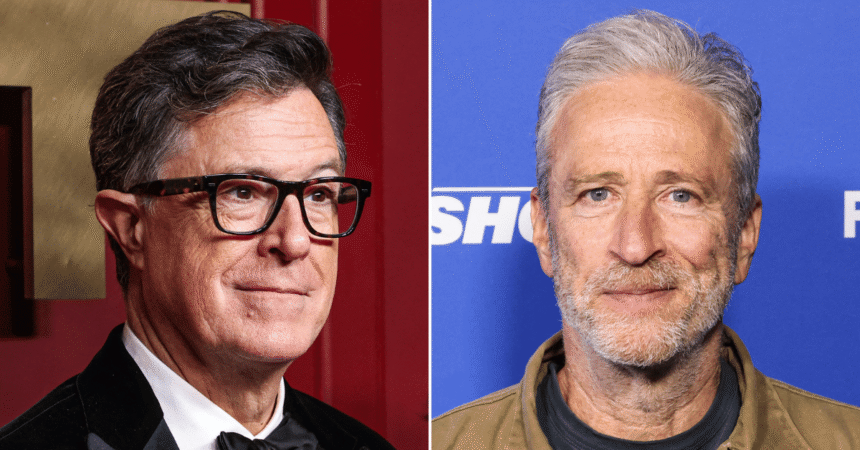 Jon Stewart and Stephen Colbert’s Jobs at Risk Amid Paramount Merger