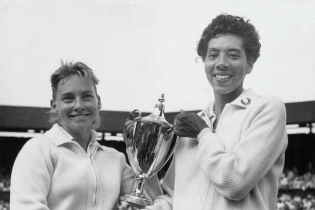 July 6, Althea Gibson wins Wimbledon