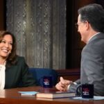 Kamala Harris Appears on Stephen Colbert’s ‘Late Show’