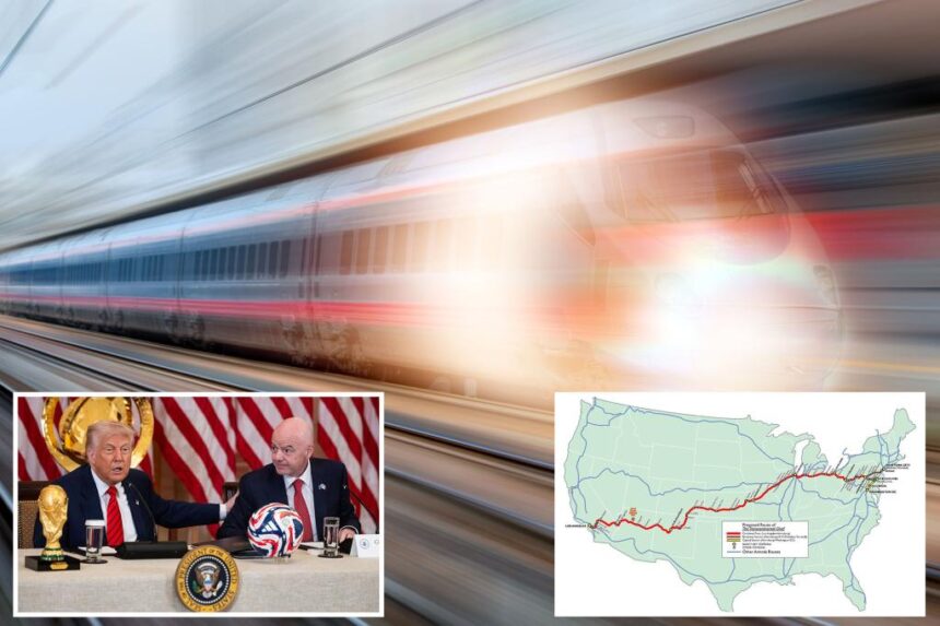LA to NYC high-speed train proposed ahead of FIFA World Cup