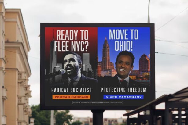 LOL! “Ready to Flee NYC?” – Vivek Ramaswamy to Debut Billboard in Times Square Urging New Yorkers to Flee Zohran Mamdani and Move to Ohio |
