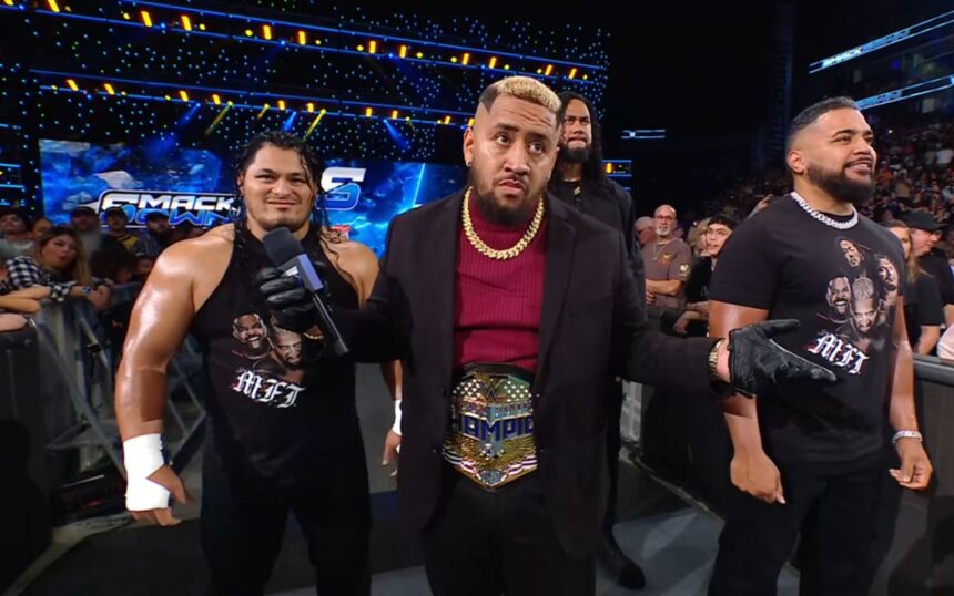 Legendary WWE Hall of Famer forced to run away from SmackDown thanks to Solo Sikoa’s MFT group