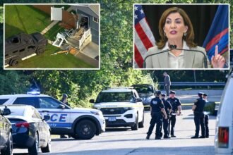 Long Island police rip Gov. Hochul for bragging about decrease in crime hours before cop is shot in face