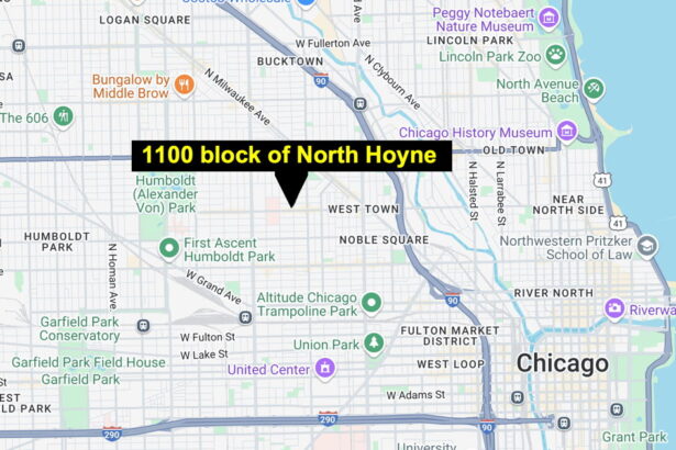 Man shot in West Town knocks on doors to get help