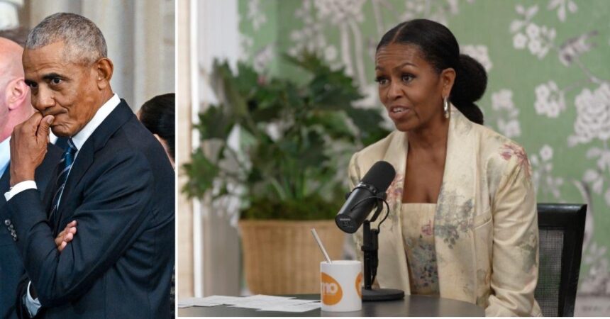 Michelle Obama Brutally Mocks Barack’s Political Goals on Podcast