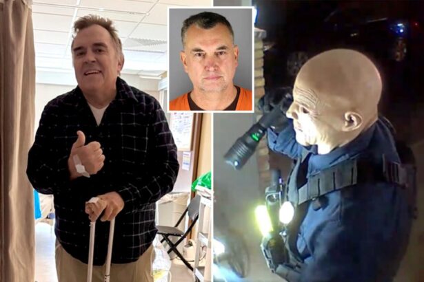 Minnesota state Senator John Hoffman leaves hospital after being shot 9 times by man posing as officer