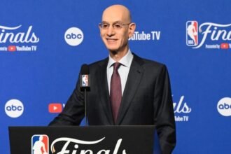 NBA commissioner Adam Silver meets with Real Madrid about potential European league membership, per report