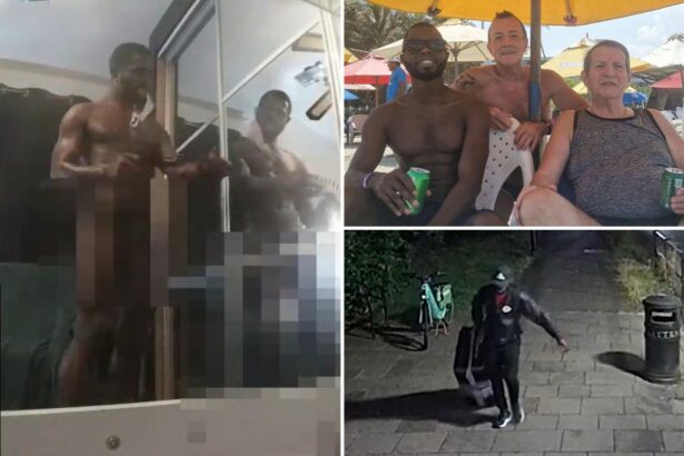 Naked porn star dances moments after killing couple