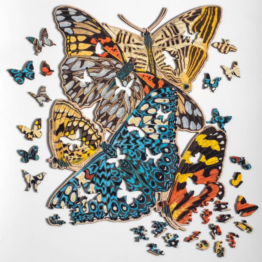 Nervous System’s Puzzles Celebrate E.A. Séguy’s Vivid Butterflies — Colossal