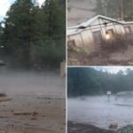 New Mexico town suffers damage again as heavy rain triggers record flash flooding after wildfires